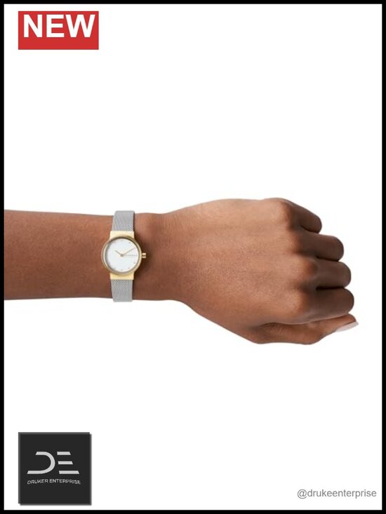 Stainless Steel Dress Quartz Watch 26mm Mineral Crystal